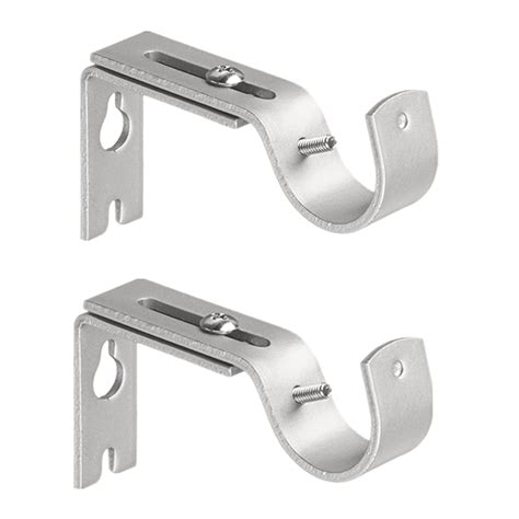 extendable gun metal curtain rod brackets|Amazon.com: Curtain Bracket Extender.